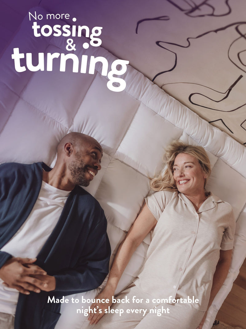 Slumberdown White Sleep Soundly Extra Deep Mattress Topper 10cm (British brand)