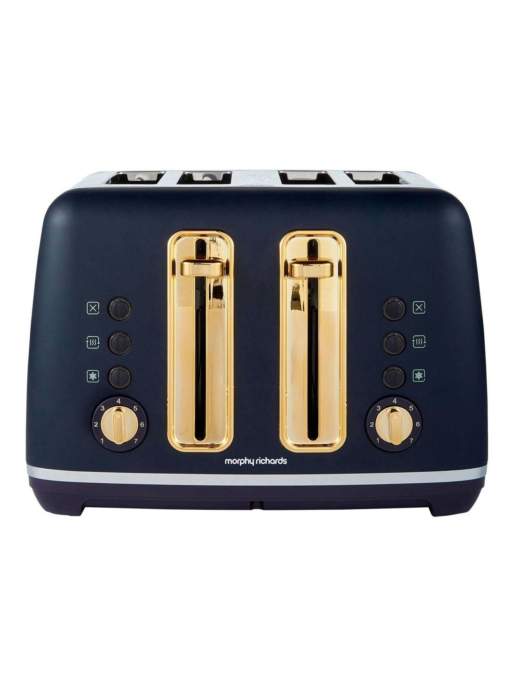 Morphy Richards Blue Accents 4 Slice Toaster, imported from the UK