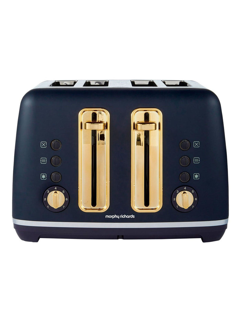 Morphy Richards Blue Accents 4 Slice Toaster, imported from the UK