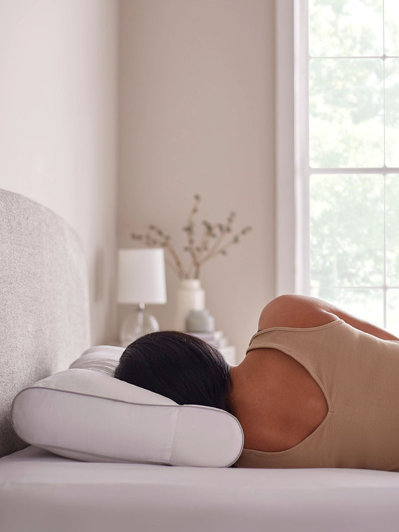 FBC Cooling Head and Neck Support Pillow White 48x74cm - British product