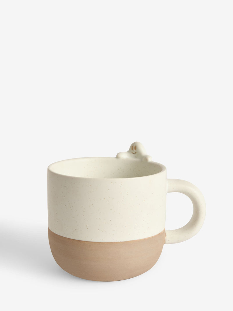 Gus the Ghost speckle stoneware mug 10.5cm, imported from the UK