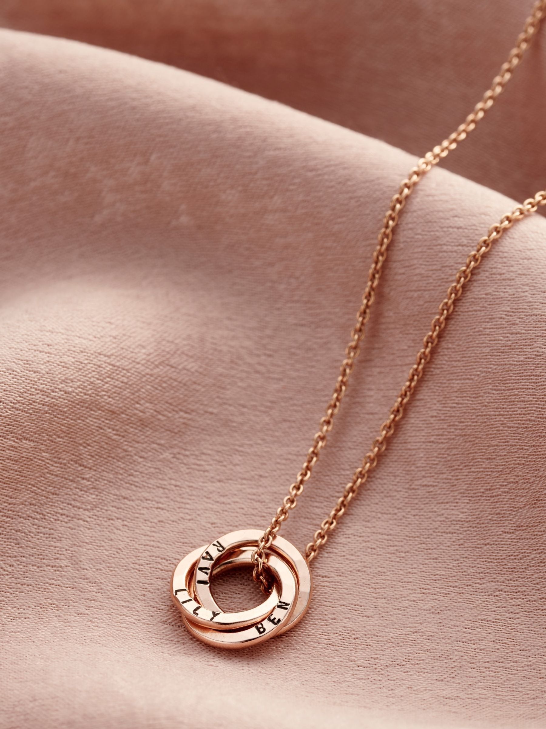 Posh Totty Designs personalised gold necklace, imported from the UK