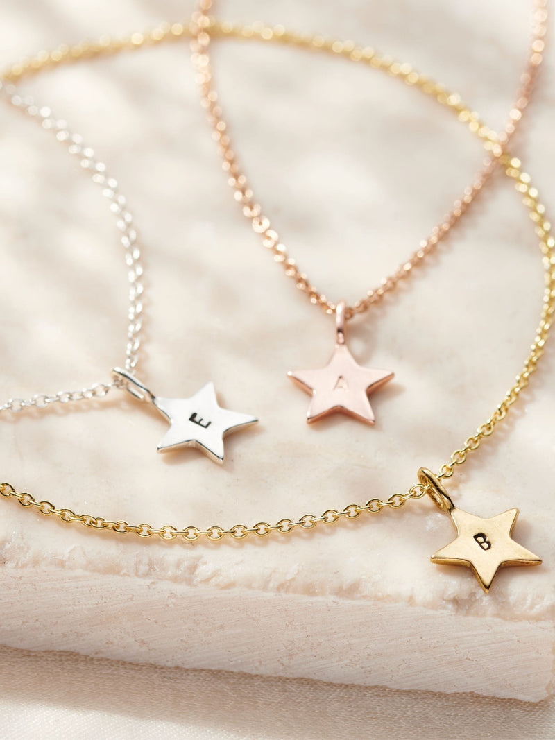 Posh Totty Designs personalised bright star bracelet 19cm, imported from the UK