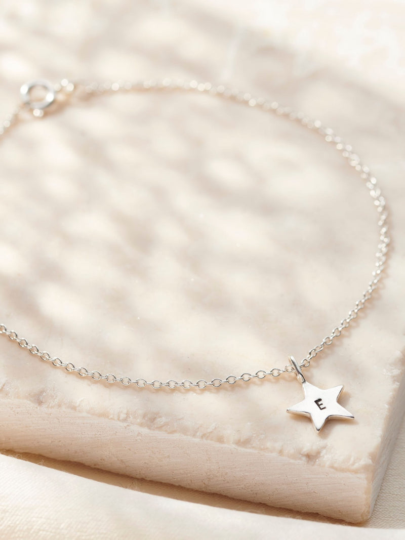 Posh Totty Designs personalised bright star bracelet 19cm, imported from the UK