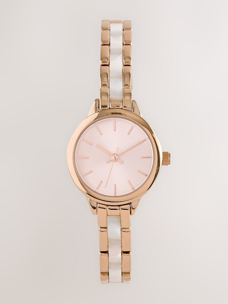 Mini watch Pink resin dial 2cm, imported from the UK