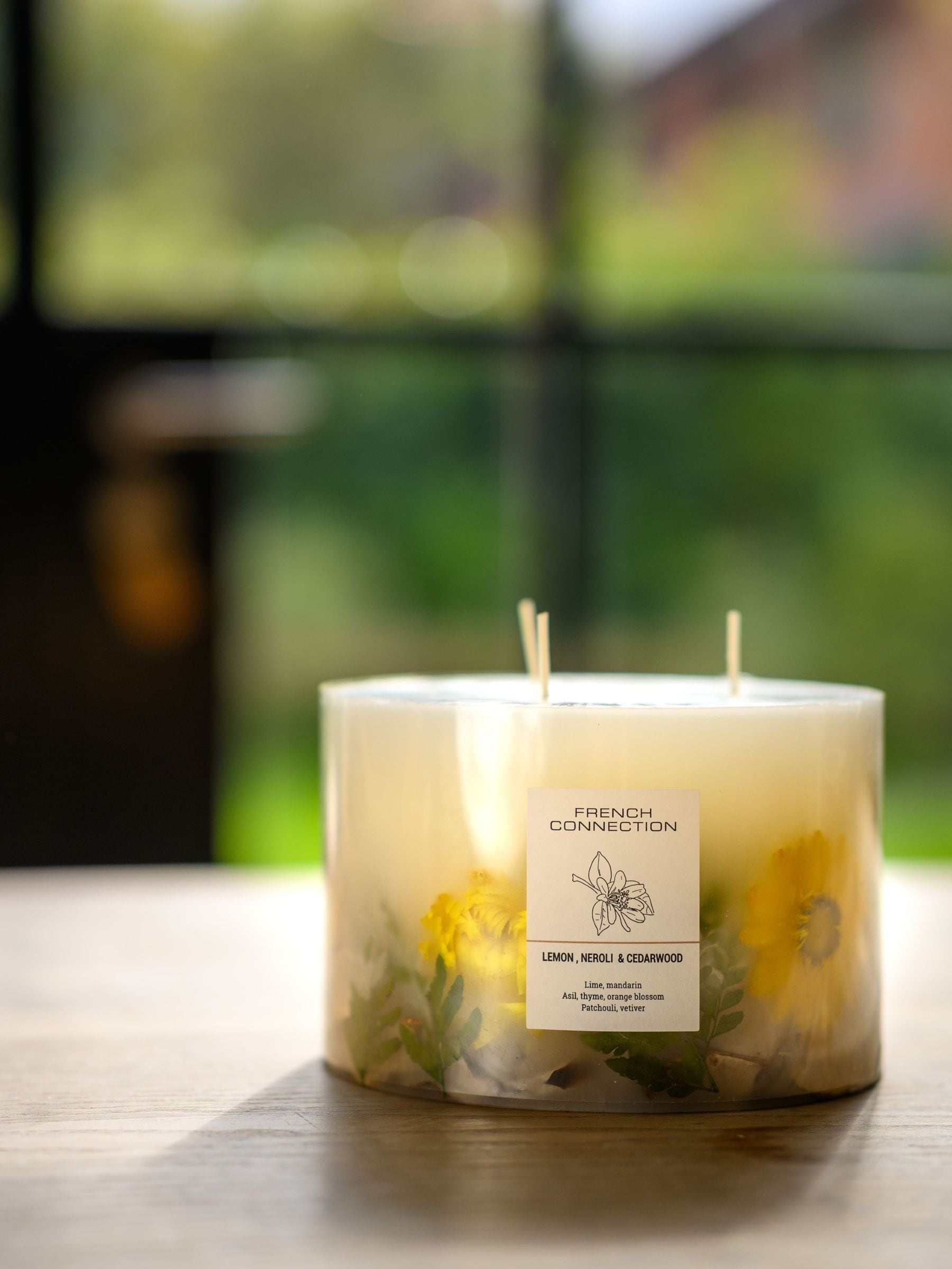 French Connection Botanical Infused Lemon Neroli Cedarwood Candle 1.5KG