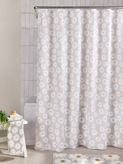 Natural Daisy Shower Curtain
