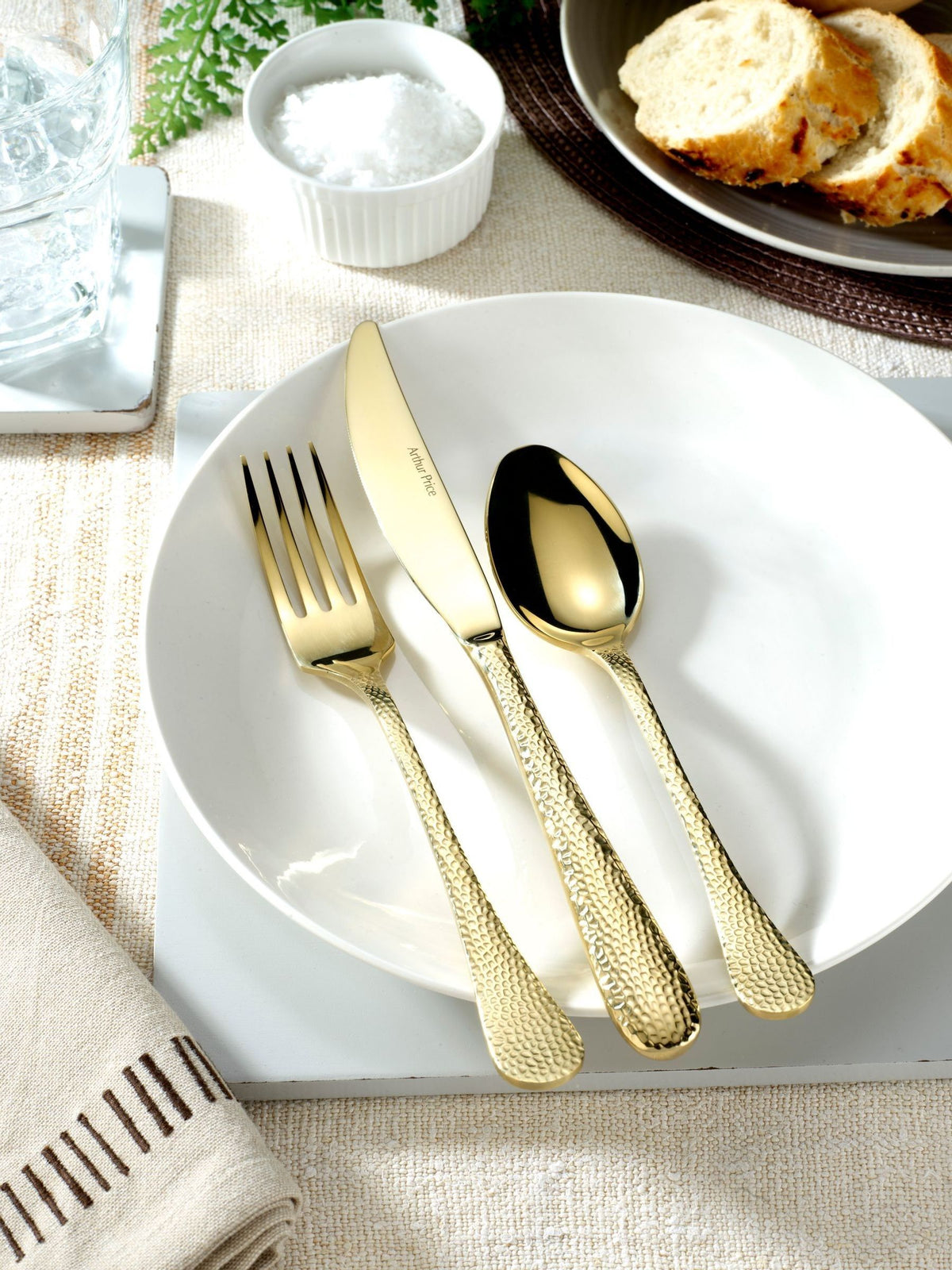 Arthur Price Champagne Gold Avalon Set of 6 Teaspoons