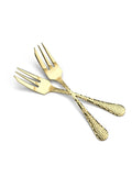 Arthur Price Champagne Gold Avalon pastry forks set of 6 - British product