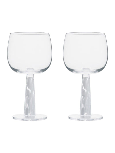 Anton Studio Designs Set of 2 White Björn Gin Glasses