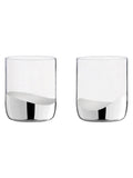 Anton Studio Designs Silver Wave Tumblers set of 2 - British product