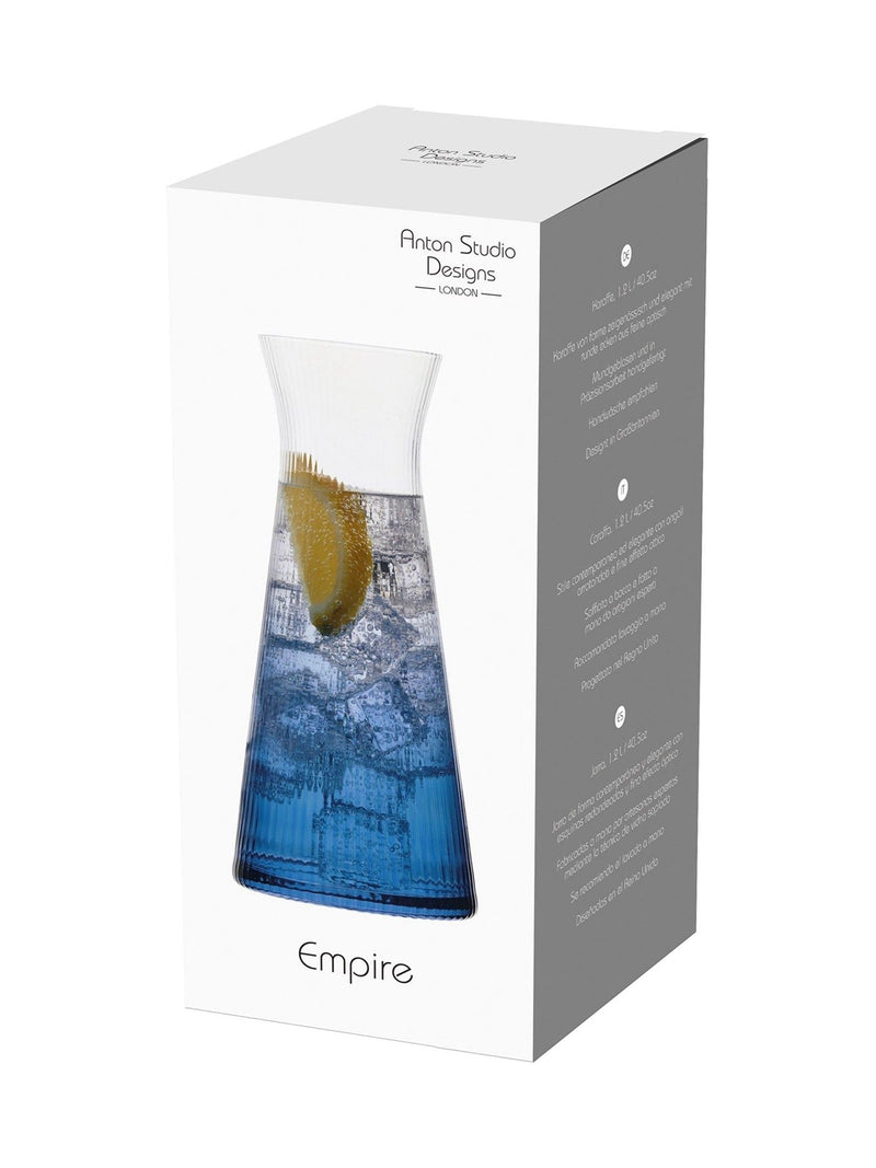 Anton Studio Designs Blue Empire Water Carafe - British product