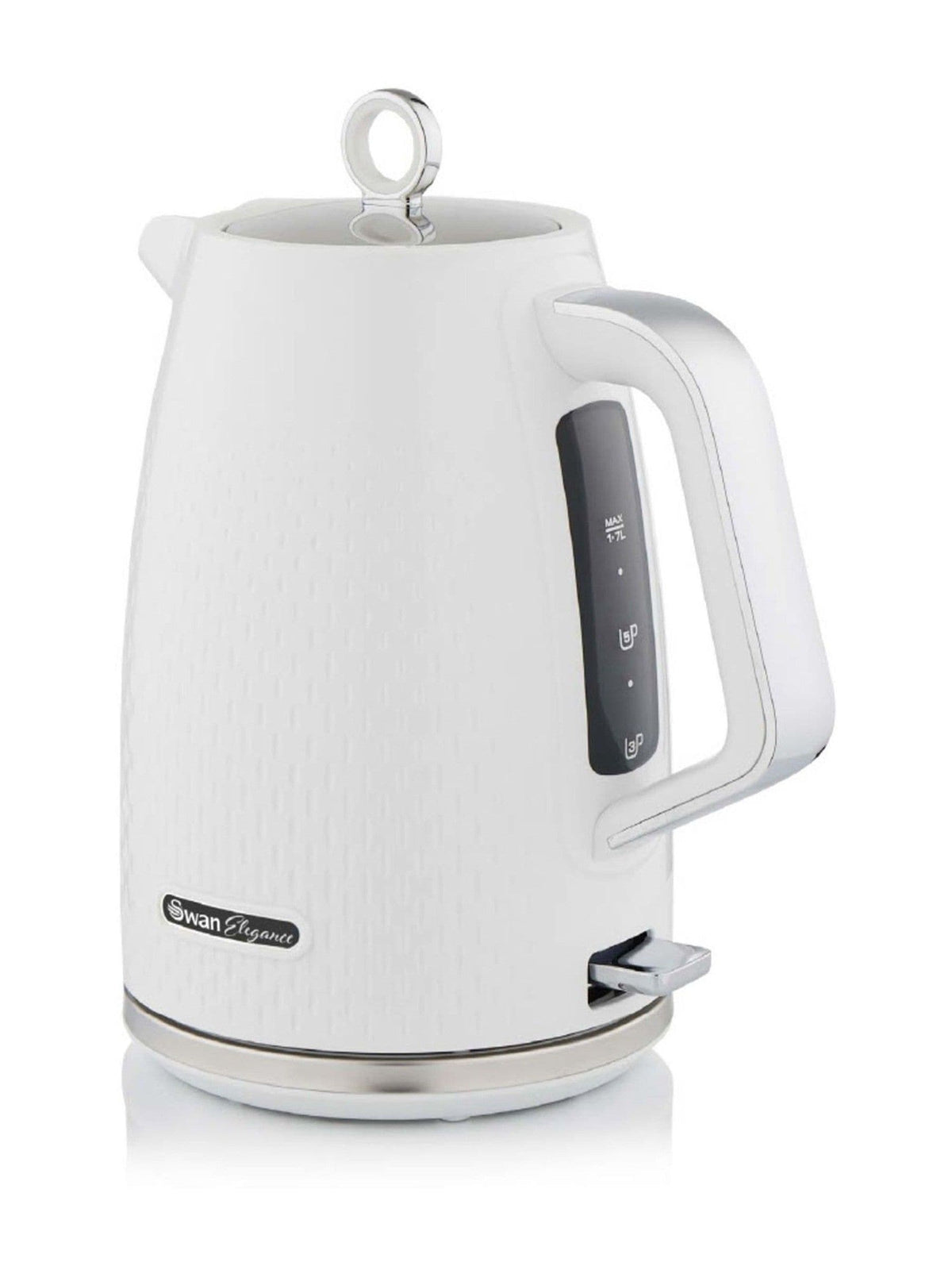 Swan White Elegance Jug Kettle 1.7L (British brand)
