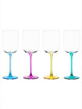 Anton Studio Designs green Gala wine glasses set of 4 - British product