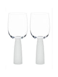 Anton Studio Designs Set of 2 Frost Oslo Wine Glasses