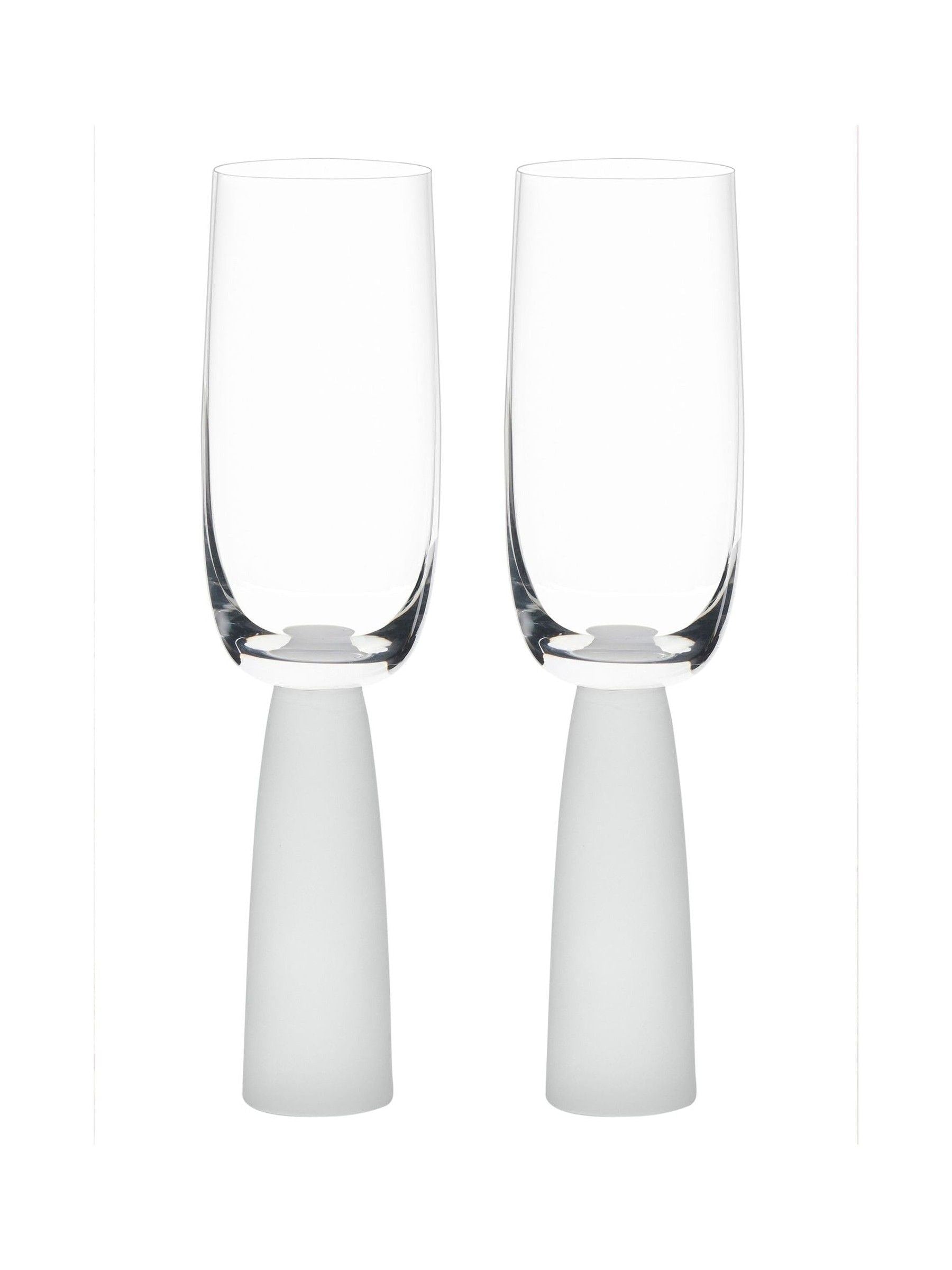 Anton Studio Designs Frost Oslo champagne flutes set of 2 - British product