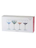 Anton Studio Designs Set of 4 Red Speckle Gin Glasses