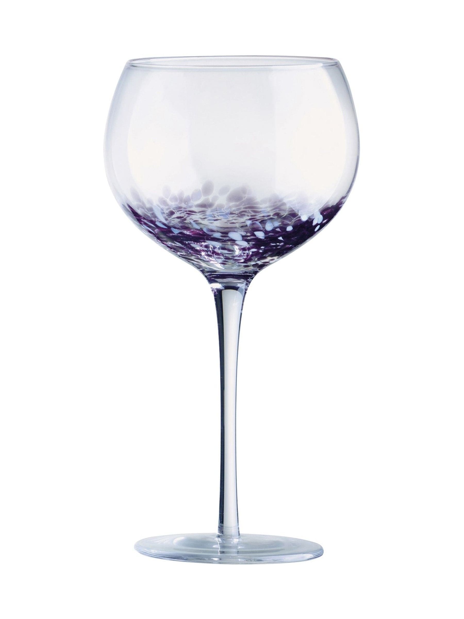 Anton Studio Designs Set of 4 Red Speckle Gin Glasses