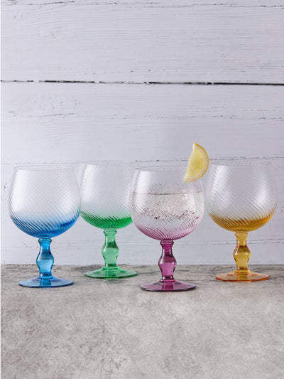 Anton Studio Designs Grønn Swirl Gin-glass Sett med 4