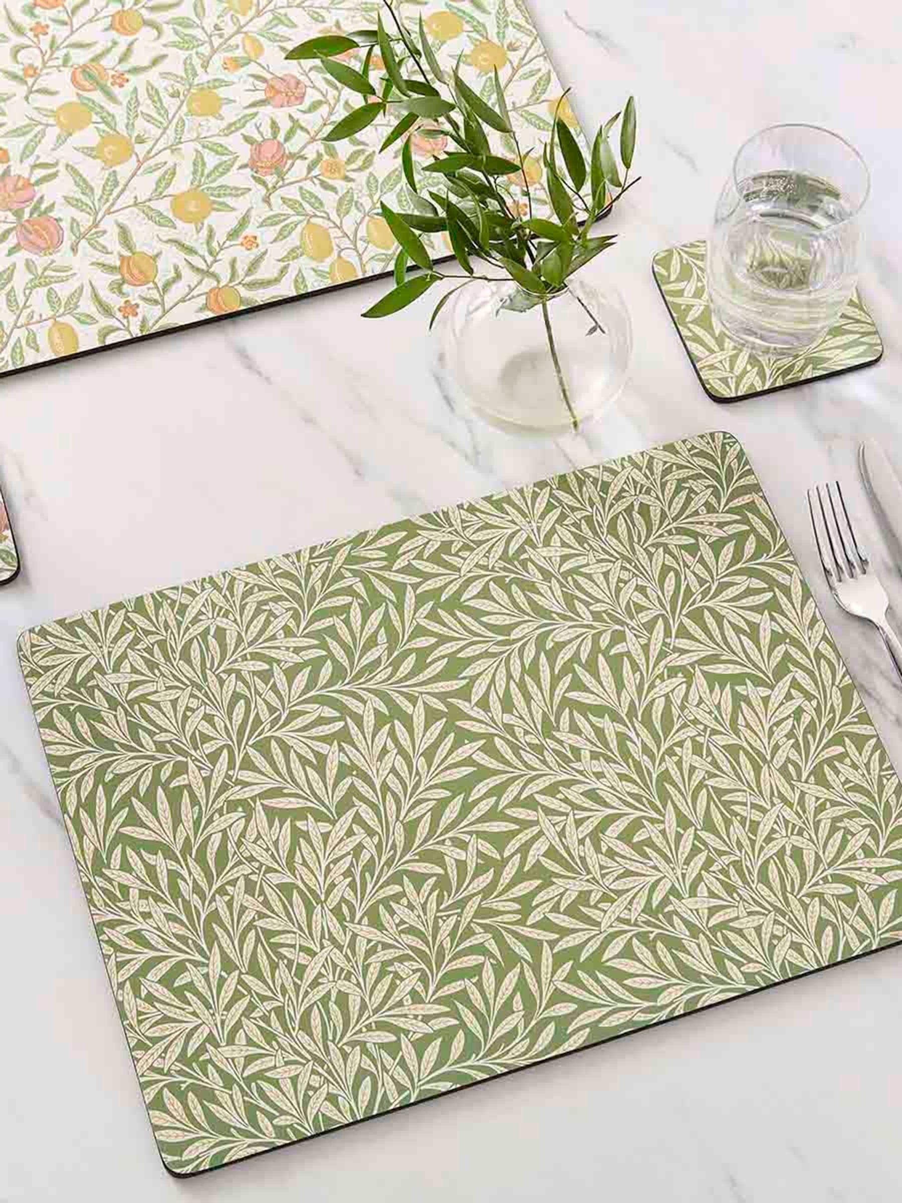 Morris & Co. assorted pattern large placemats, imported from the UK