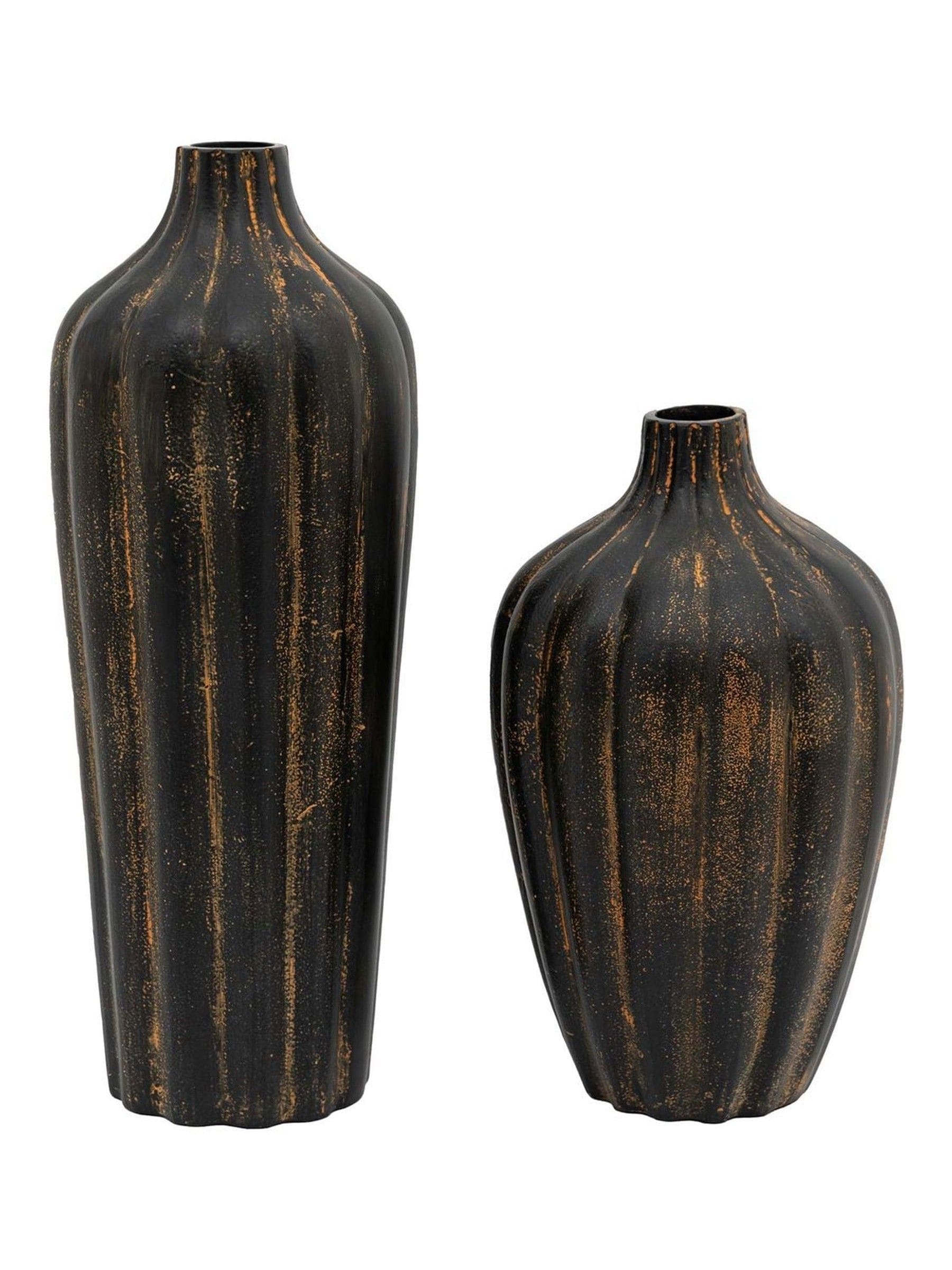 Gallery Home Black Bode vases set of 2, UK version