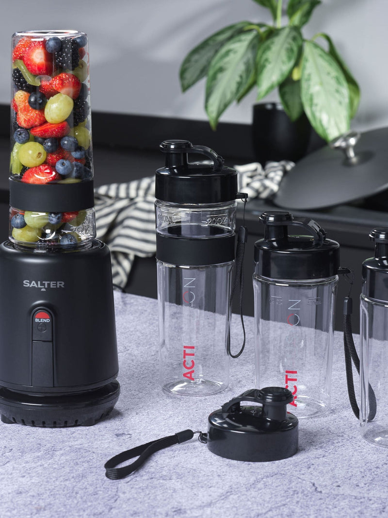 Salter Black Kuro Food Blender Set