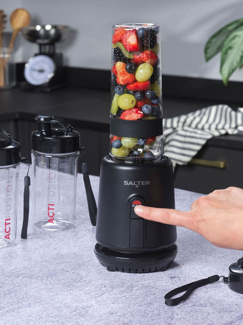 Salter Black Kuro Food Blender Set