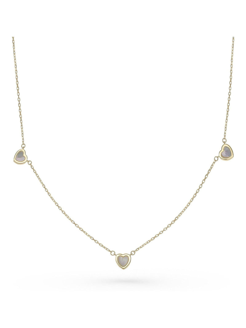 Beaverbrooks gold malachite heart necklace 45cm - British product