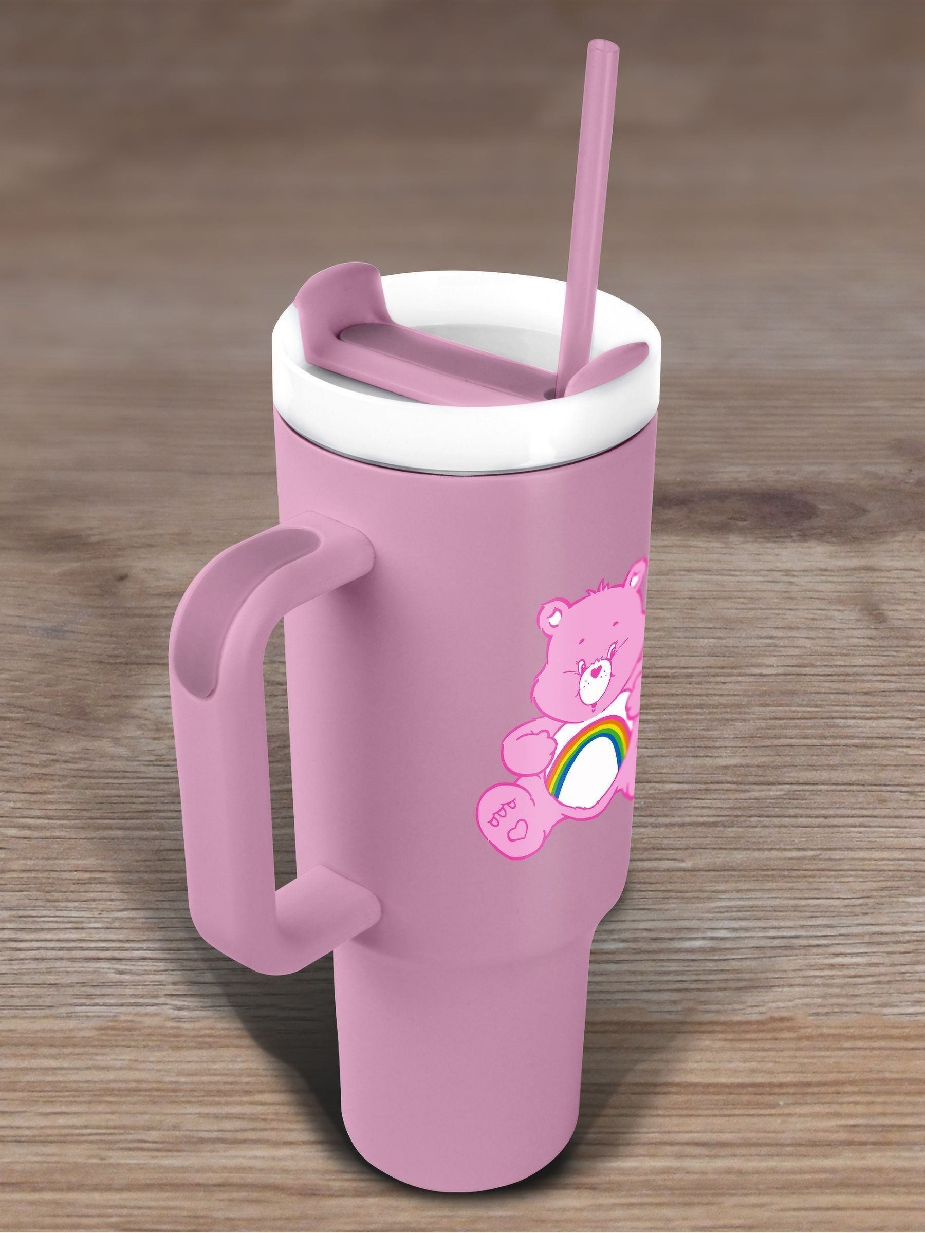 Pyramid International Care Bears Cheer Bear tumbler 40oz, imported from the UK