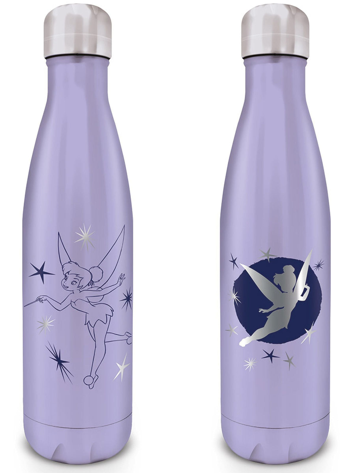 Tinker Bell Starlight Design Metal Drinks Bottle with Screw-Top Lid