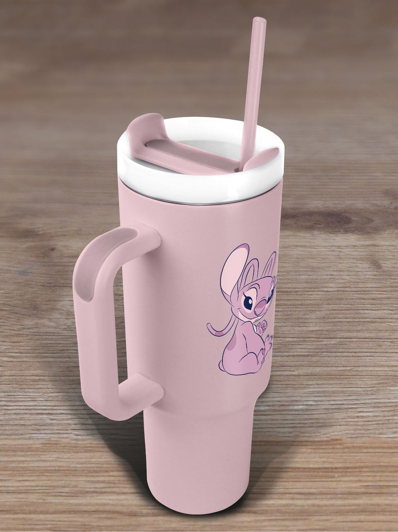 Pyramid International Stitch Angel Sitting 40oz tumbler, imported from the UK