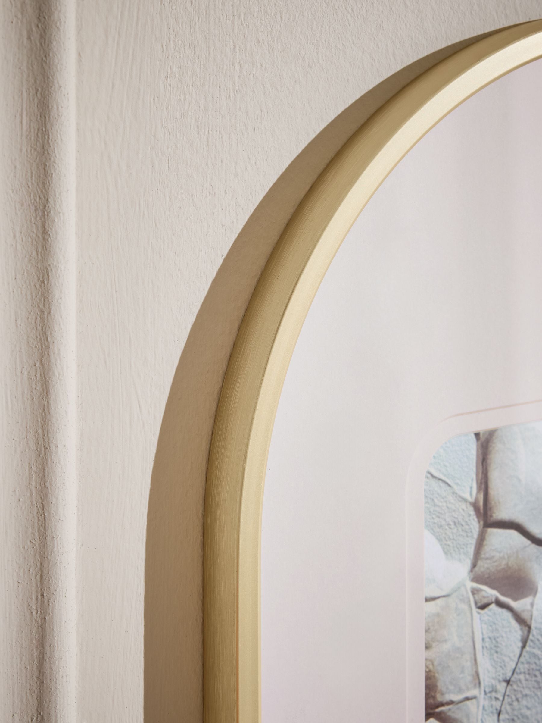 Gold arch collage photo frame, UK version