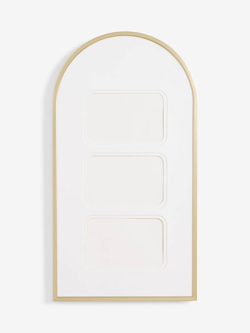 Gold arch collage photo frame, UK version