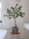 Beards & Daisies green artificial eucalyptus tree 120cm - British product