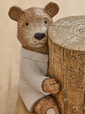 Natural Bertie Bear Spa Storage Jar