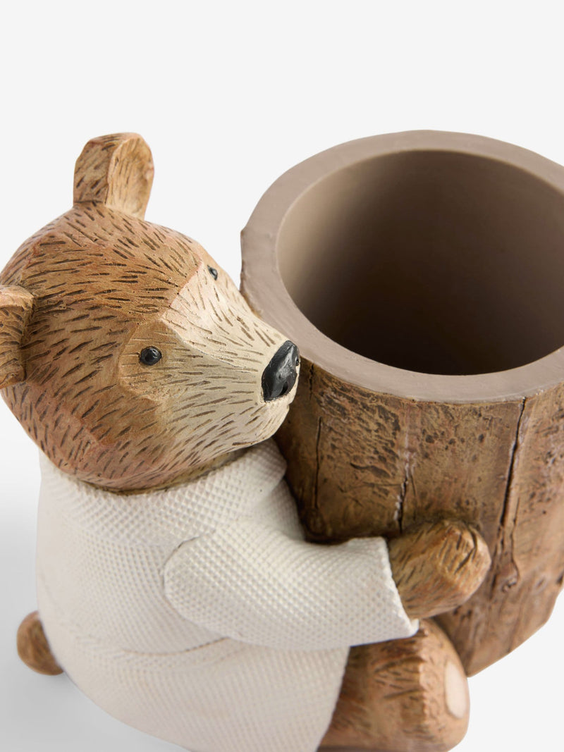 Natural Bertie Bear Spa Storage Jar