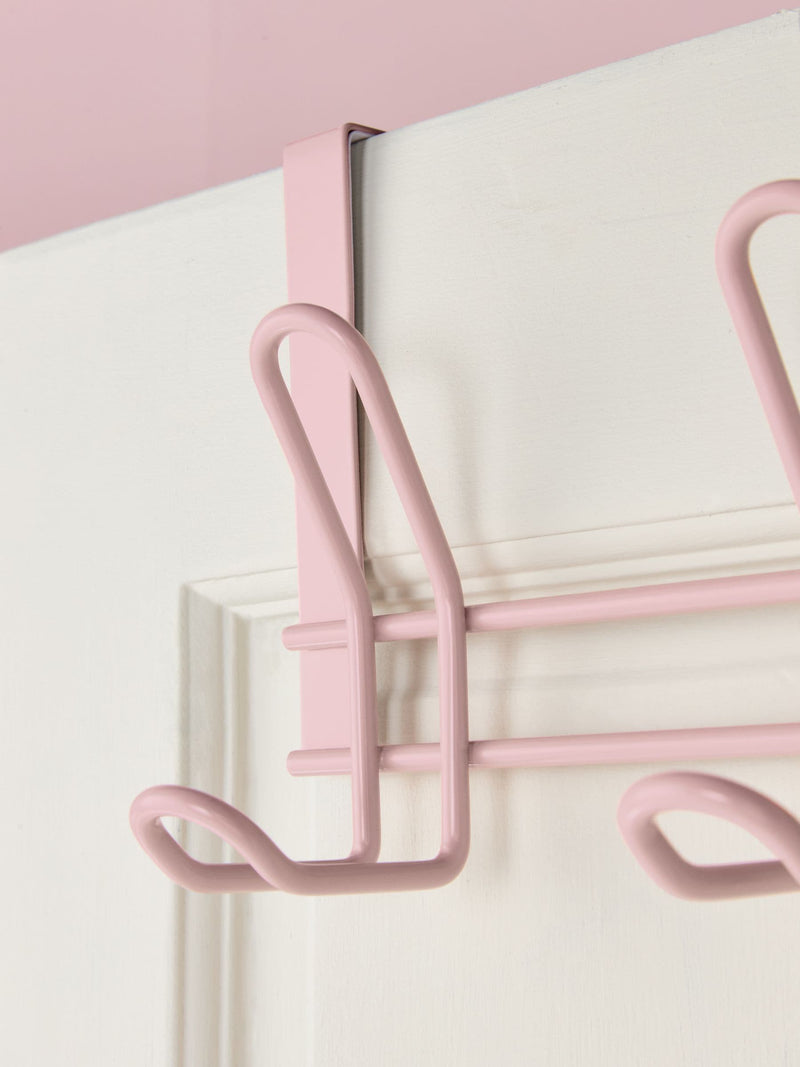 Pink over door hook, imported from the UK