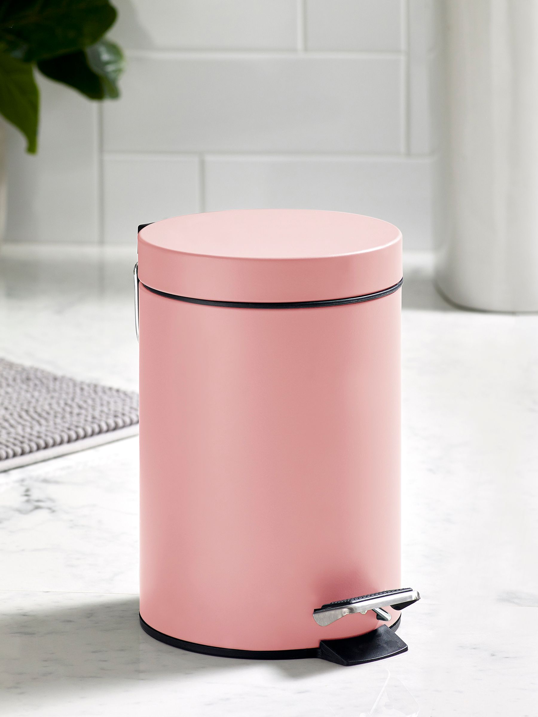 Pink Soft Close Pedal 3 Litre Bin