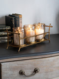 Laura Ashley Bronze Astaire 3 hurricane tea light holder, UK version