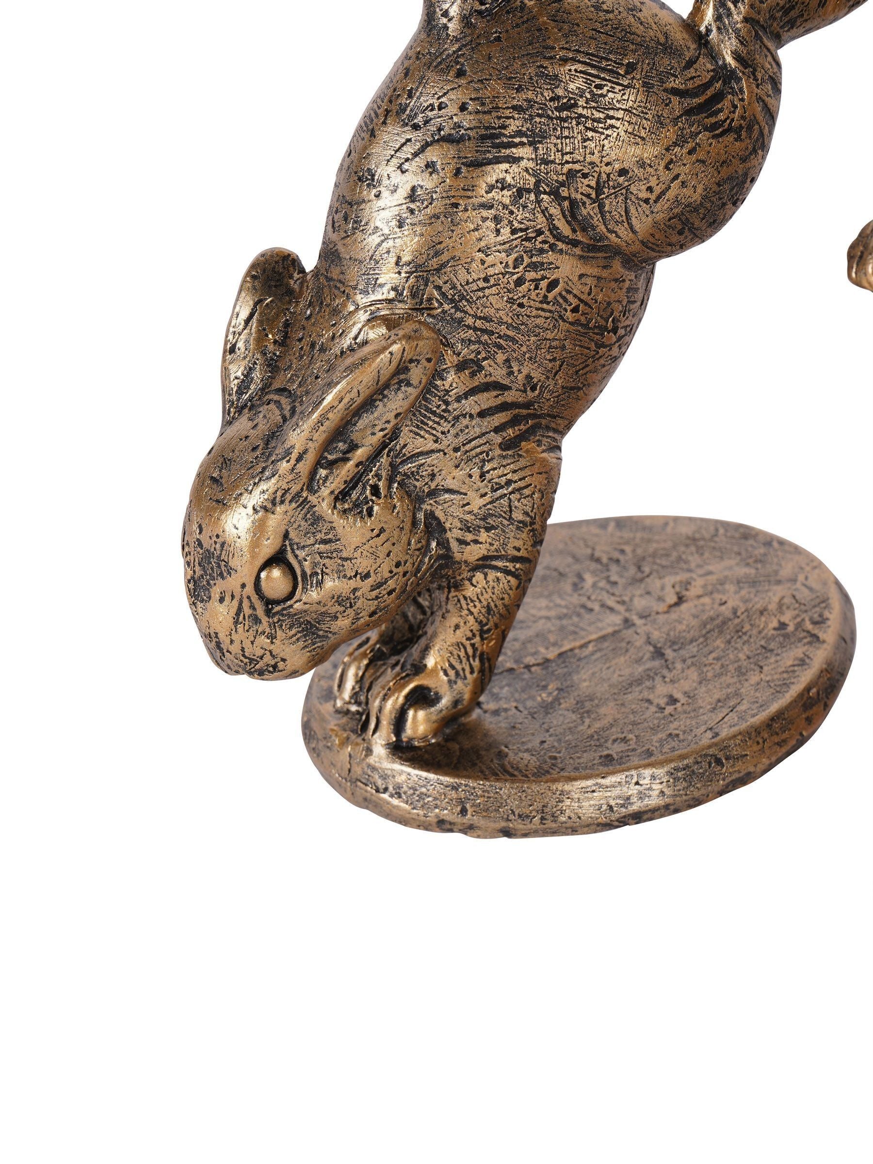 Laura Ashley gold hopping rabbits set of 2, UK version