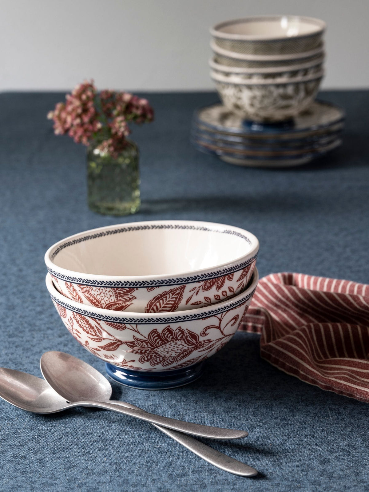 Laura Ashley terracotta Hedingham bowls set of 2, UK version
