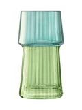 Ribbed Texture Dual-Tone Hand-Painted Vase 12cm Height