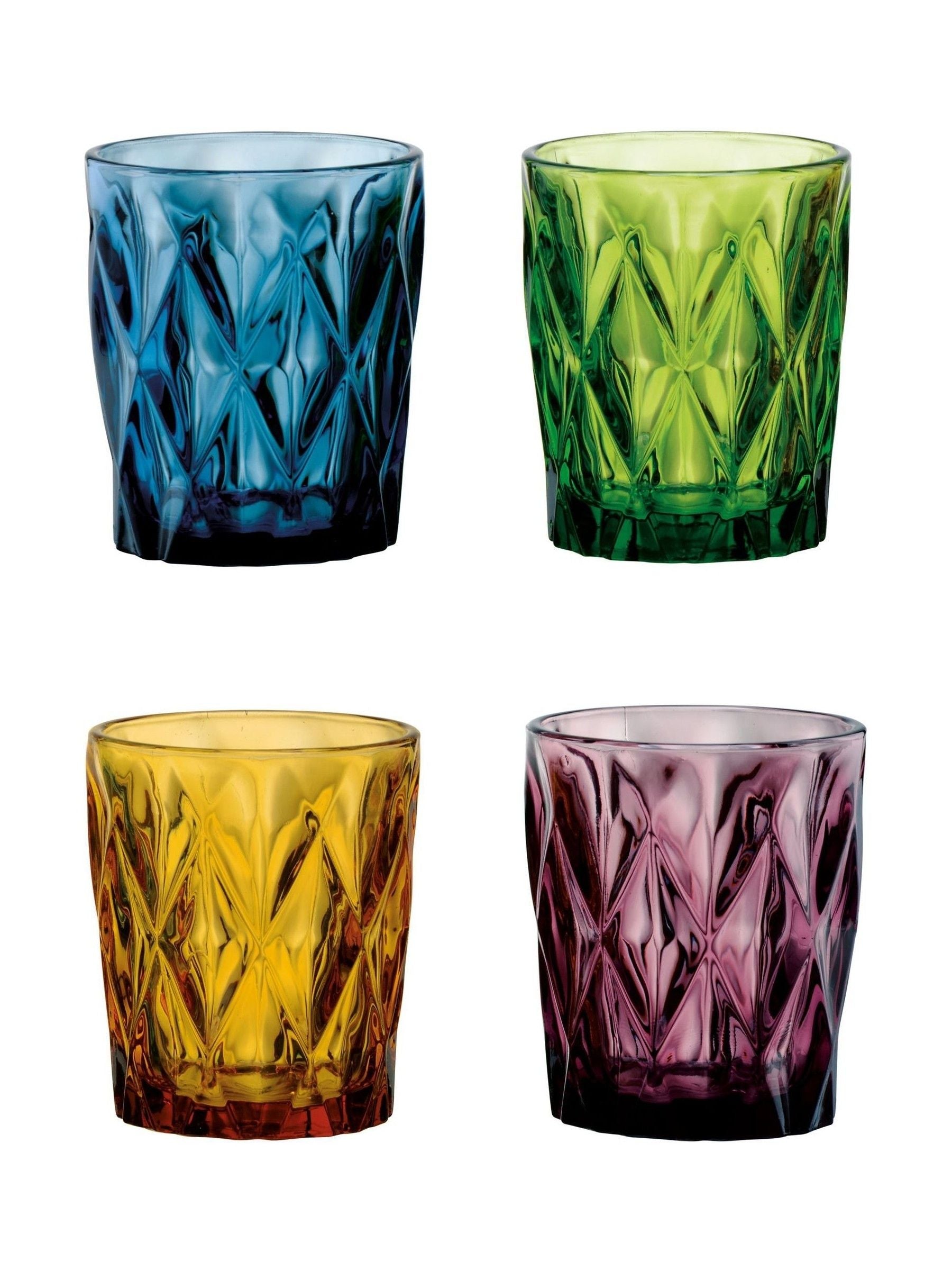 Artland Blue Highgate DOF tumblers set of 4 - British product