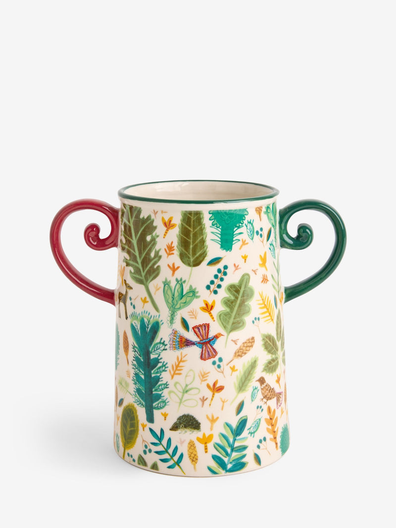 Lucy Tiffney Green Leaf Utensil Pot