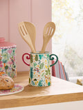 Lucy Tiffney Green Leaf Utensil Pot