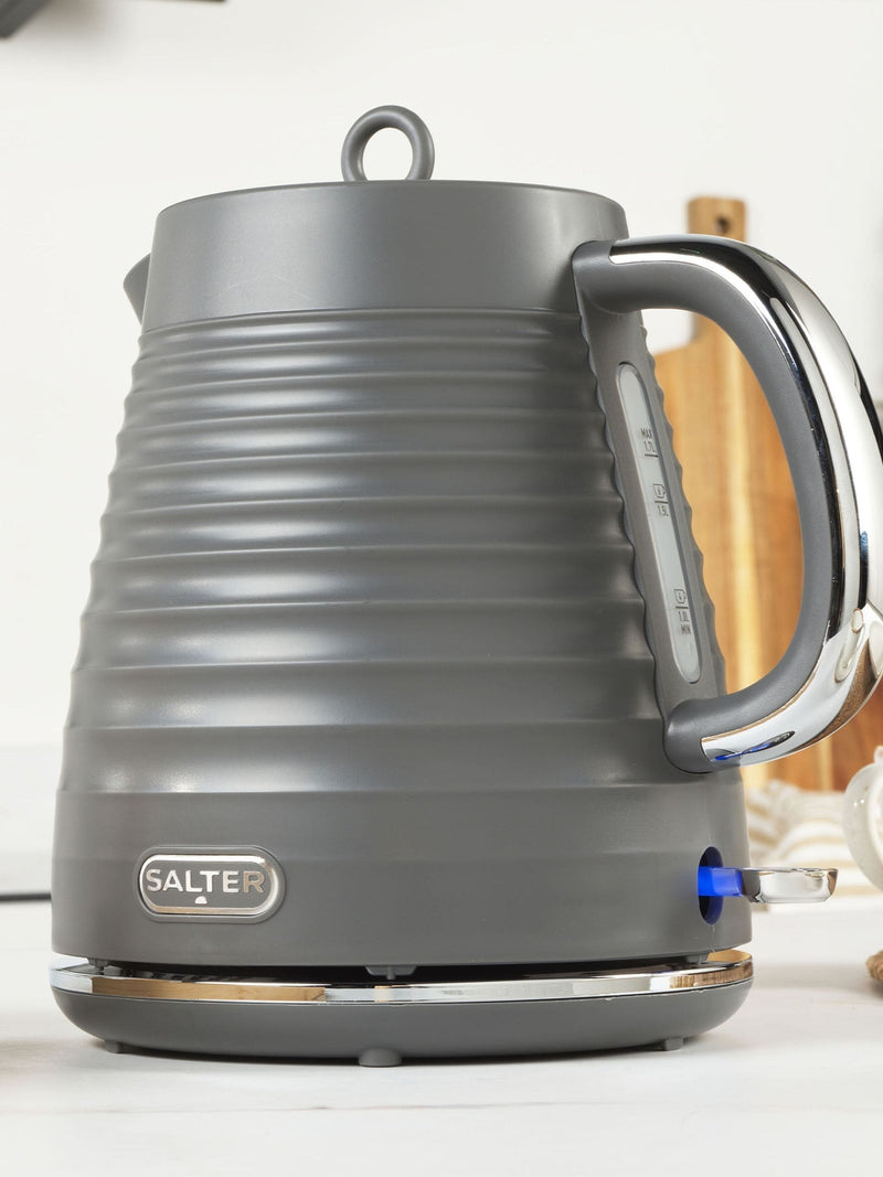 Salter Grey Ripple kettle 1.7 litre (British brand)