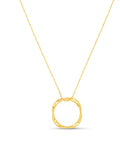 Orelia London gold tone open circle mid length necklace, imported from the UK