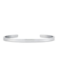 Orelia London Silver Tone Simple Metal Cuff Bracelet
