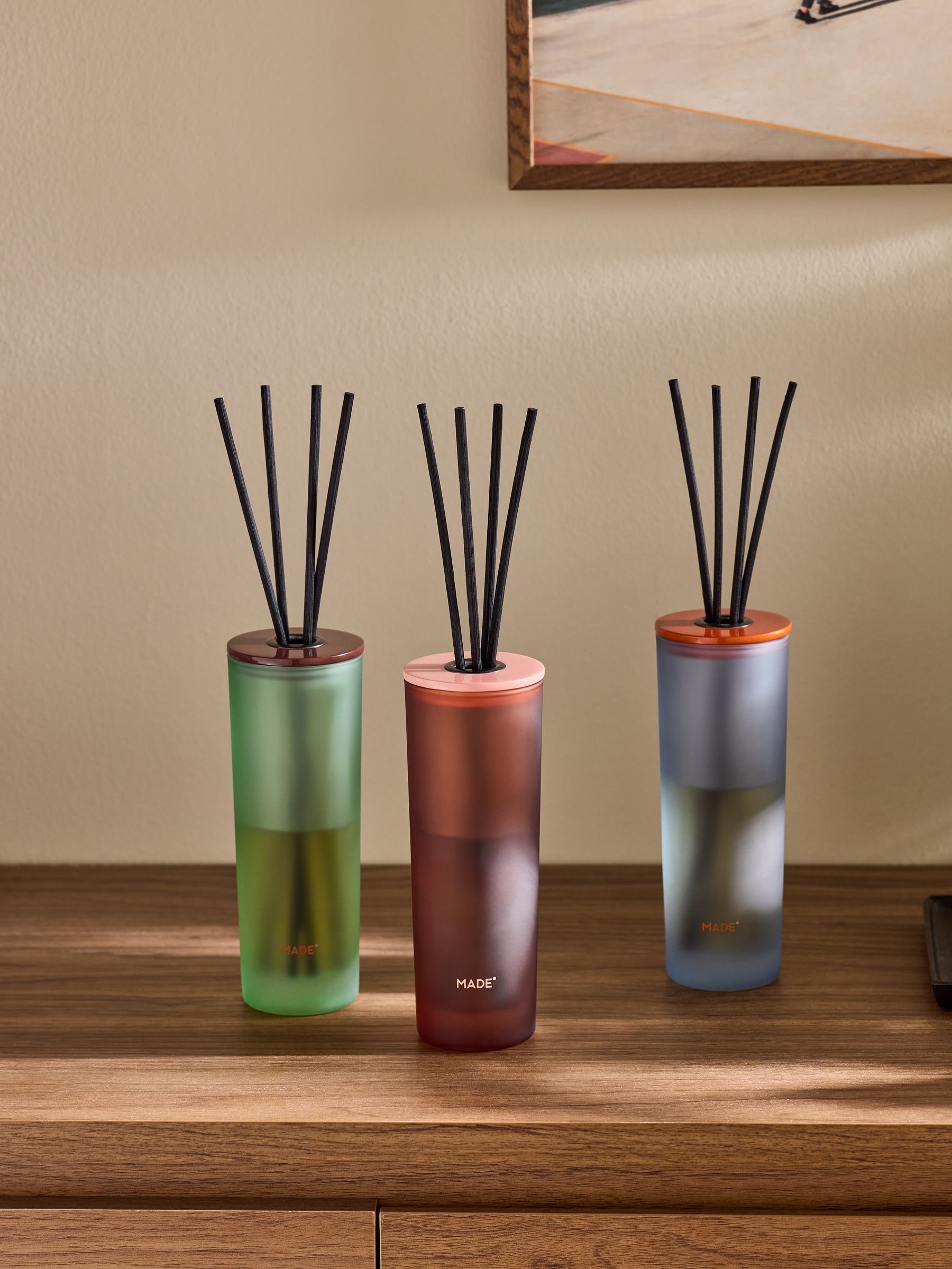 MADE.COM Vetiver and Cedarwood reed diffuser 200ml, imported from the UK