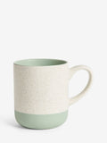 Otis sage green stoneware mugs set of four (British brand)